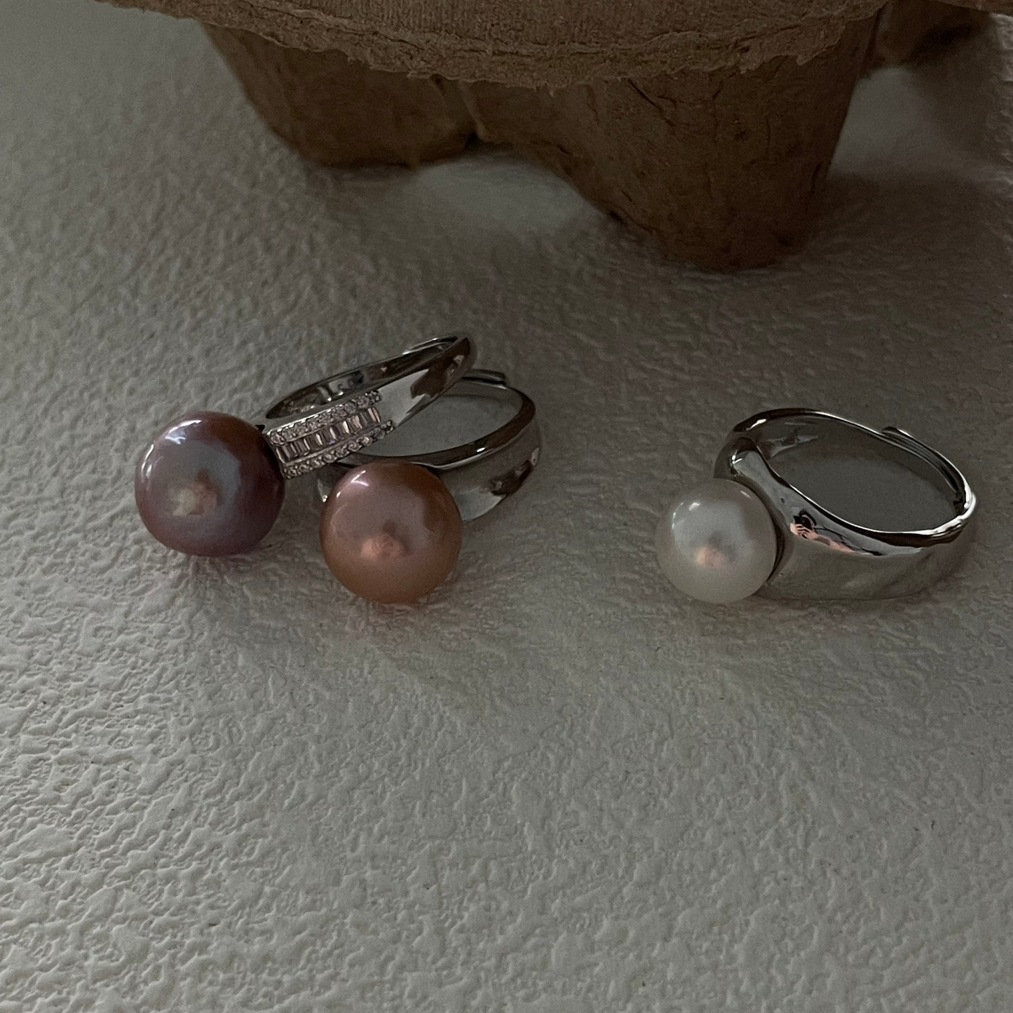 Natural Freshwater Pearl Spirituality Silver Ring