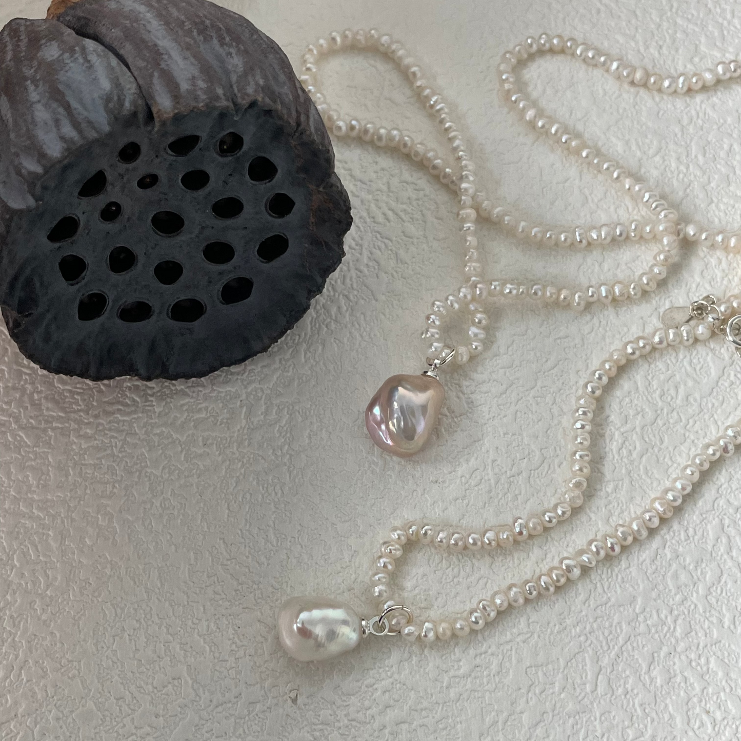 8-10mm Baroque Freshwater Pearl Luster Necklace