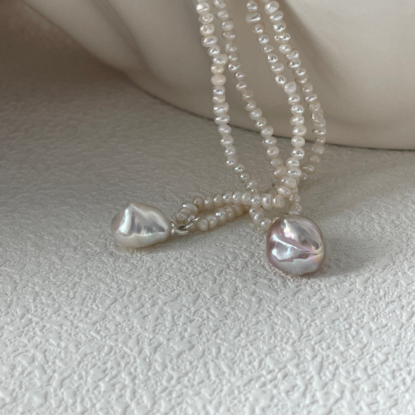 8-10mm Baroque Freshwater Pearl Luster Necklace