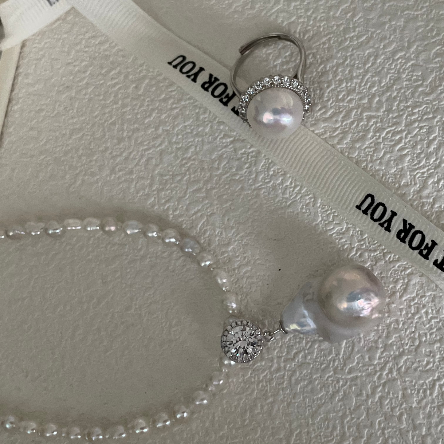 22-24mm Baroque Freshwater Pearl 'Rebirth of the Renaissance' Pendant