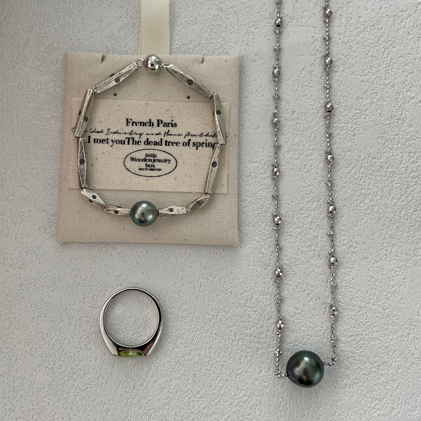 8-9mm Tahitian South Sea Pearl 'Unyielding Will' Bracelet