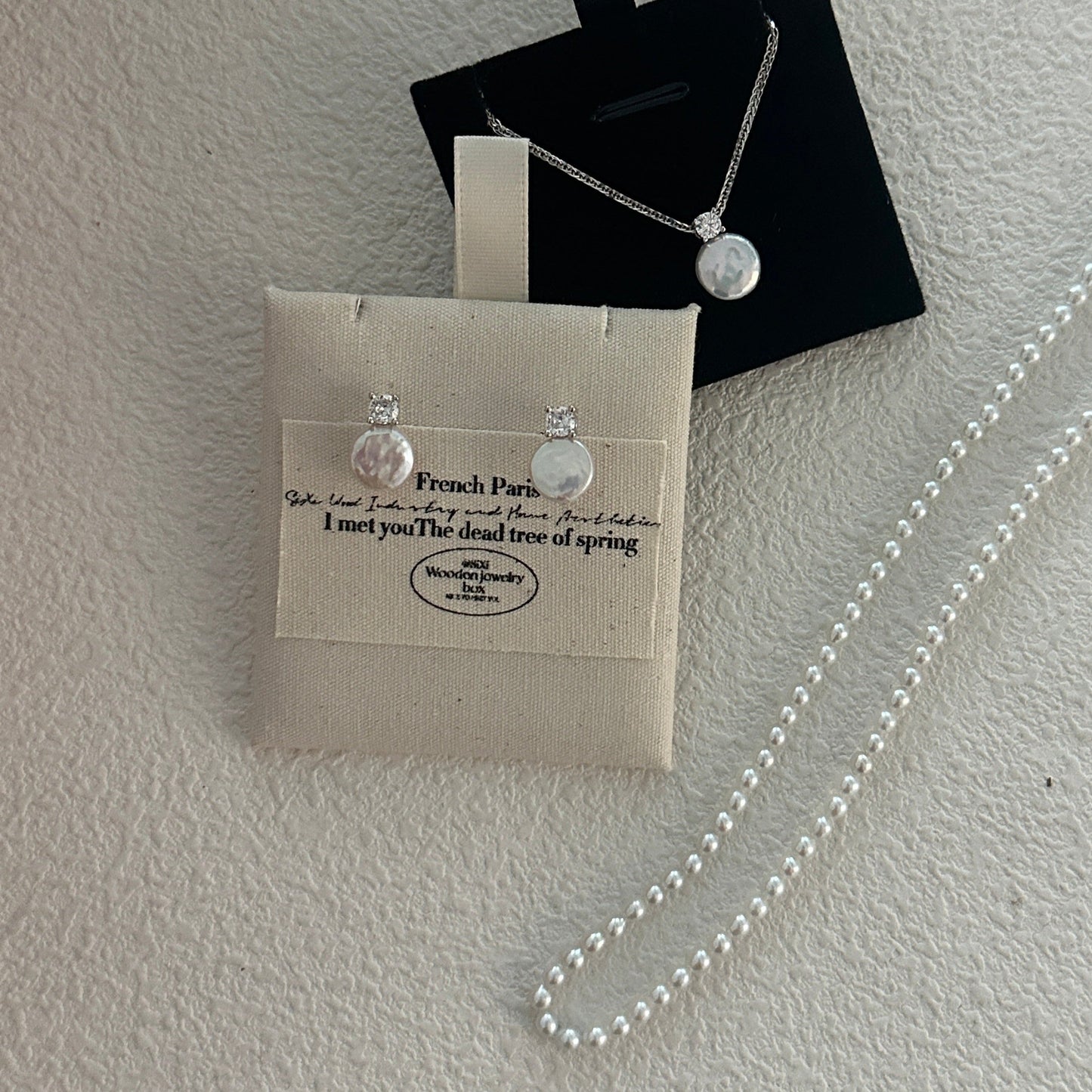 8-10mm Oblate-Shaped Baroque Freshwater Pearl Grace Earrings