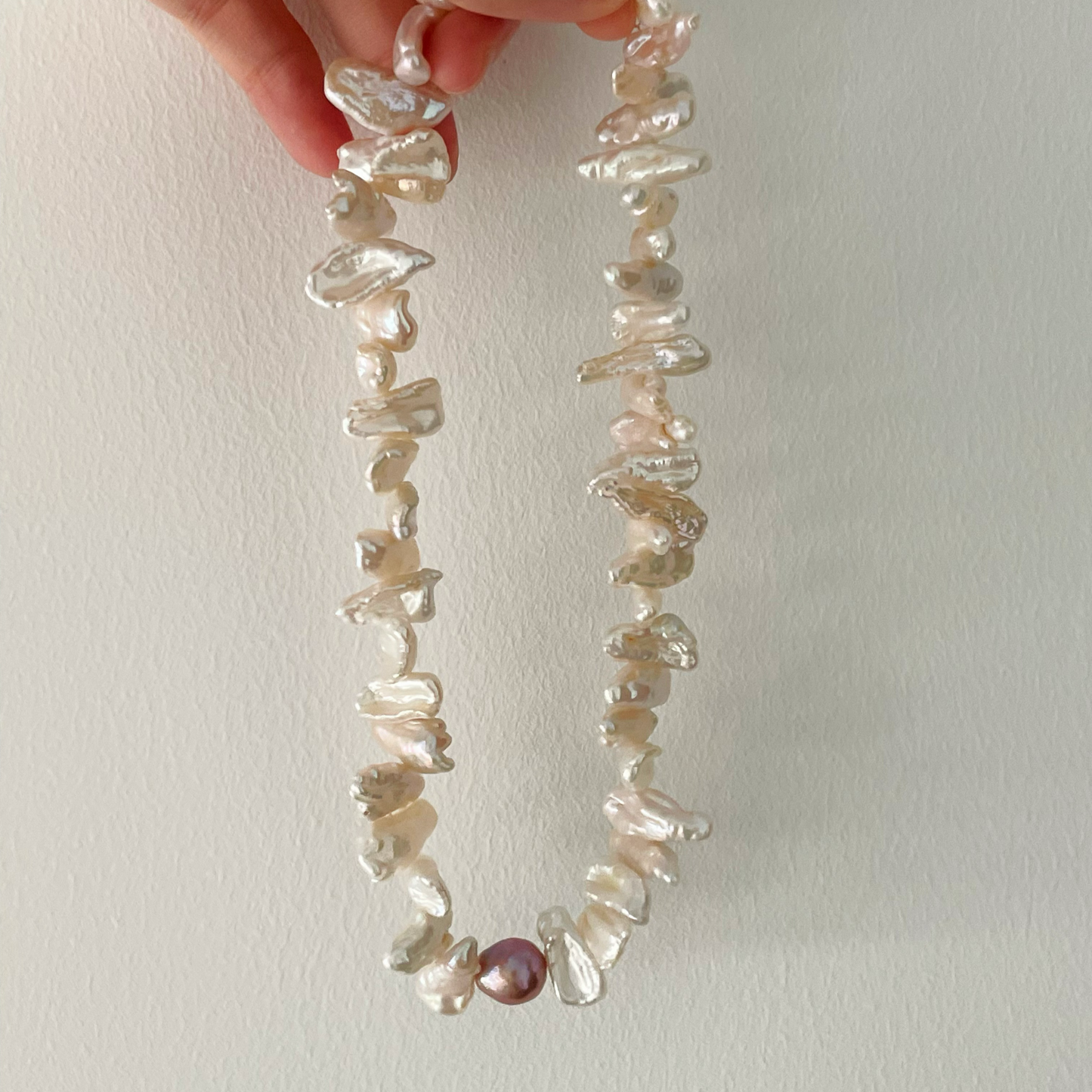 13-15mm Baroque Freshwater Pearl 'Sunflower Cluster' Choker