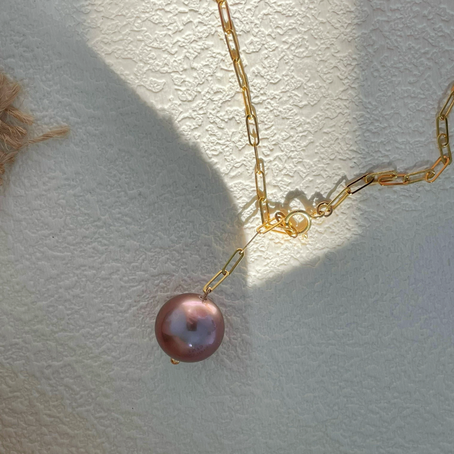11-12mm Violet Edison Freshwater Pearl Romance Necklace