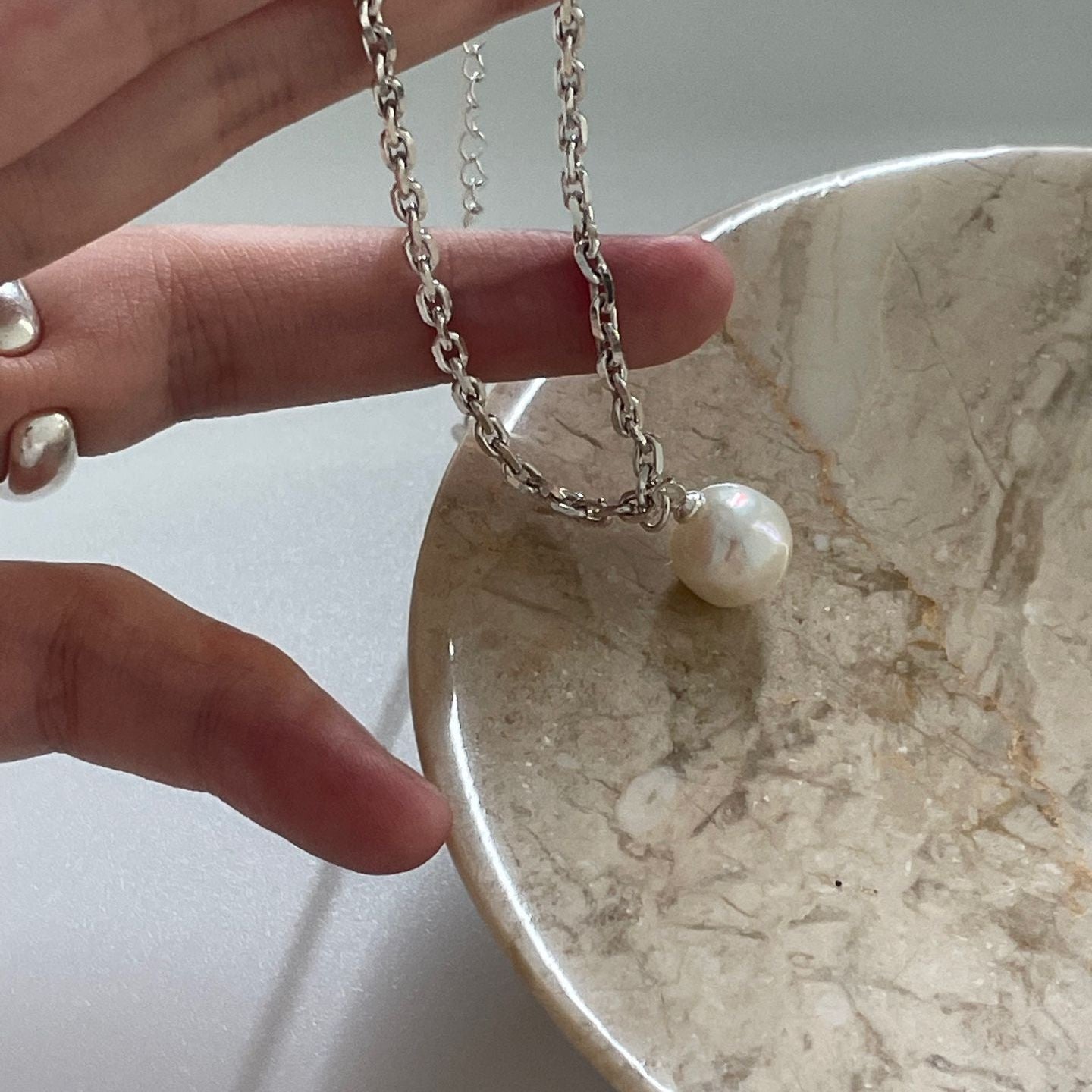 10-11mm White South Sea Pearl Solitaire Designer Bracelet