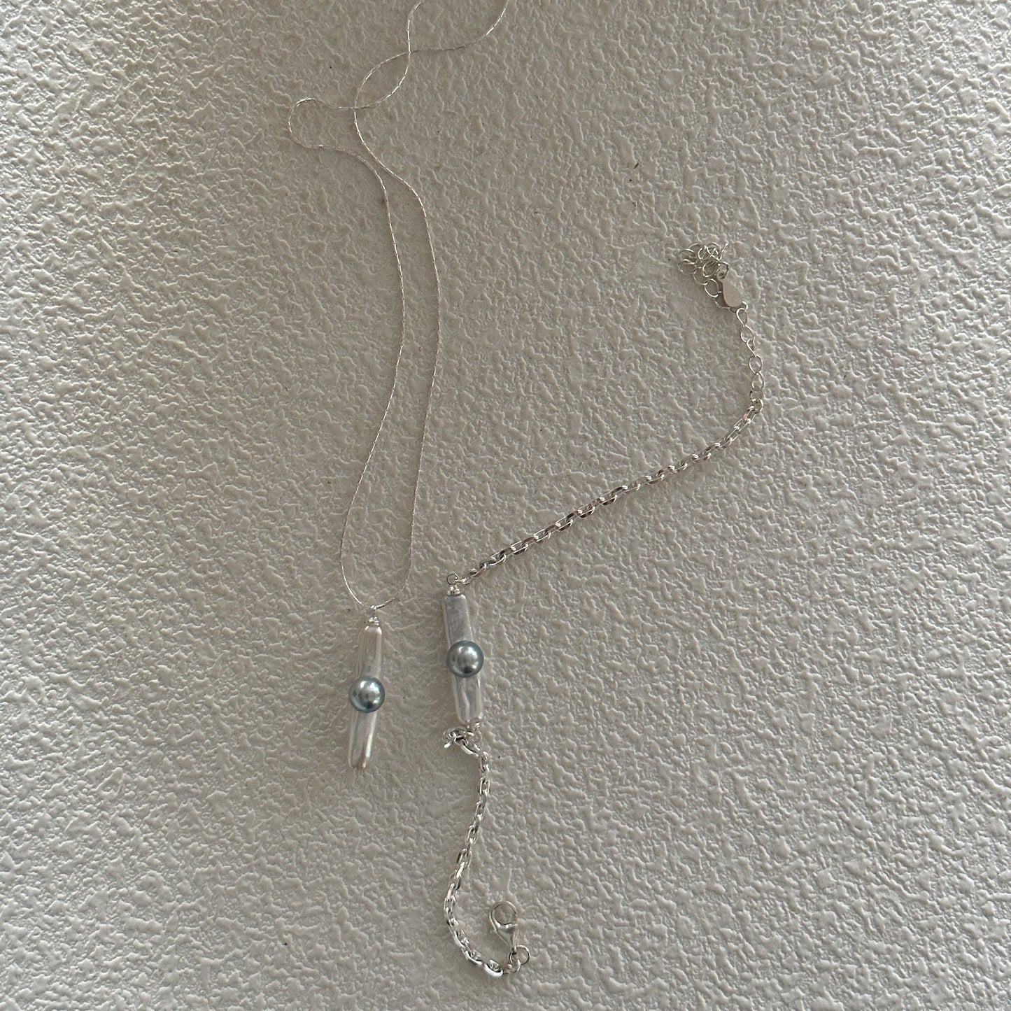 4-5mm Silver-Grey Akoya Saltwater Pearl 'Tide's Embrace' Bracelet