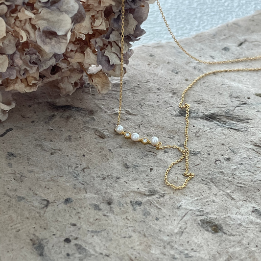 4mm Natural Freshwater Pearl 'Eye of Judgment' Necklace