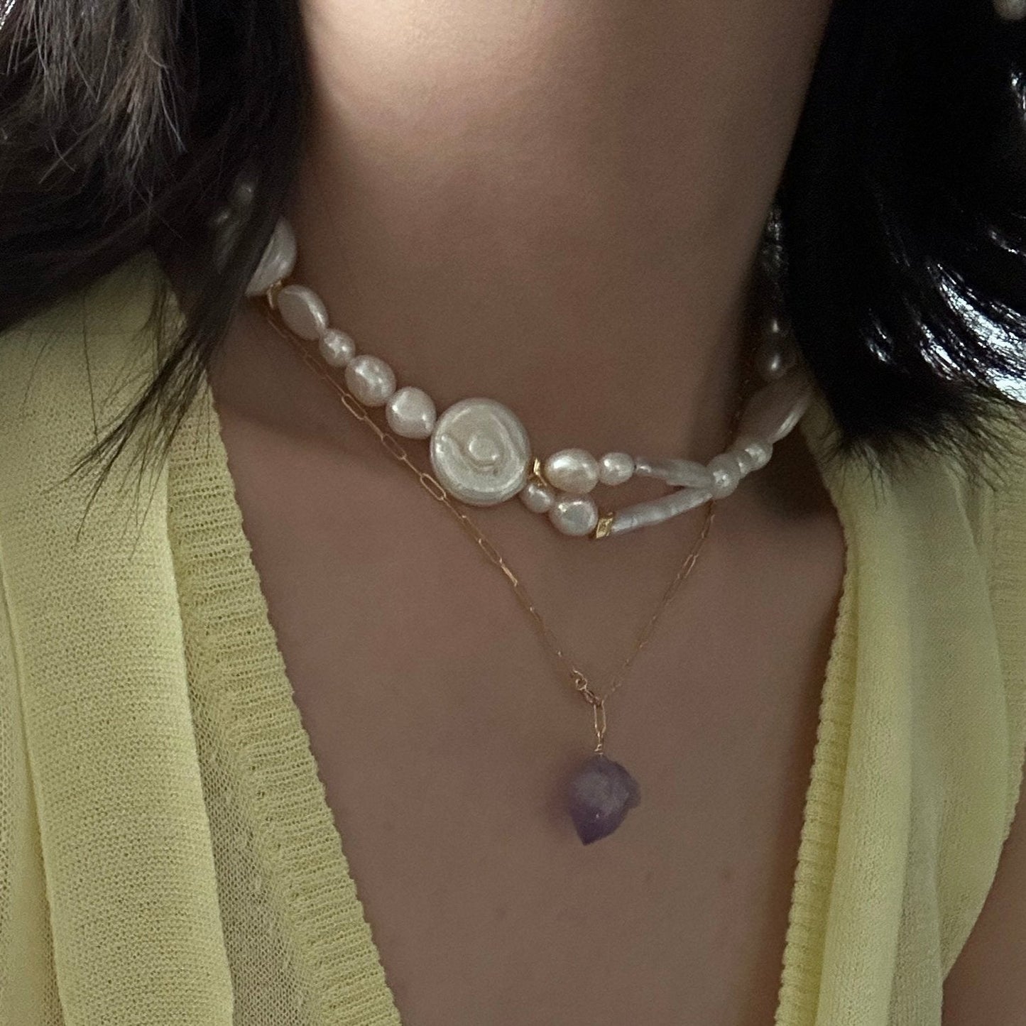 Baroque Freshwater Pearl 'Diversity in You' Necklace