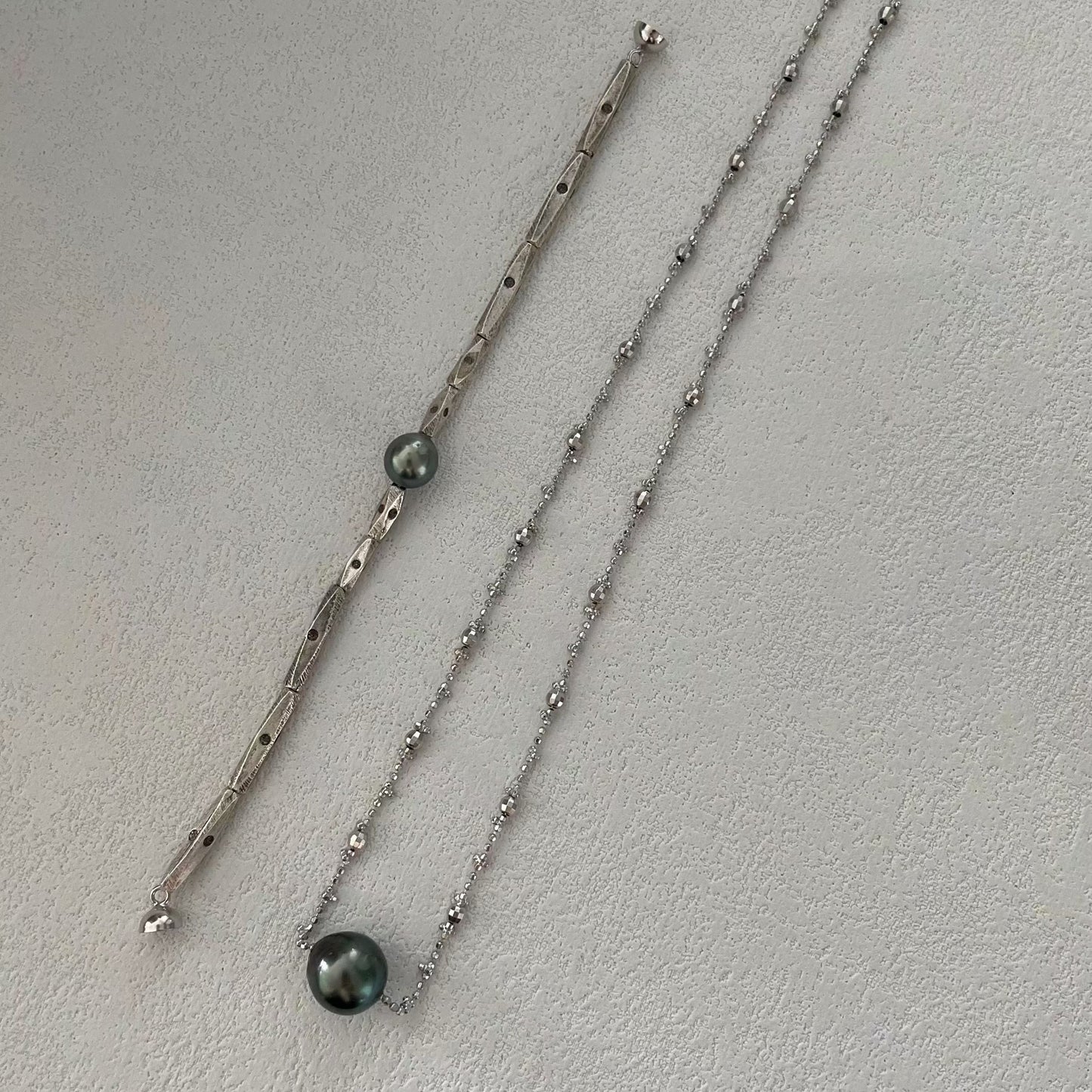 9-10mm Tahitian South Sea Pearl 'Stardust in the Deep Sea' Necklace