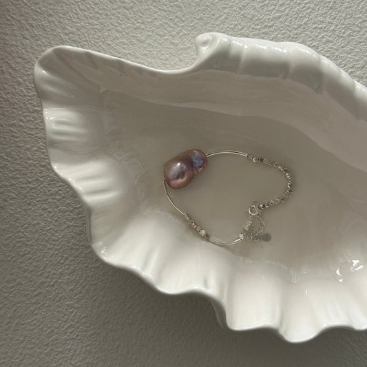 17-20mm Colorful Baroque Freshwater Pearl 'Starry Sky' Bracelet