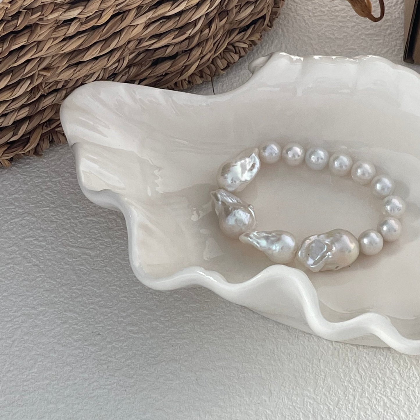 18-22mm Baroque Freshwater Pearl Mixed Size Bracelet
