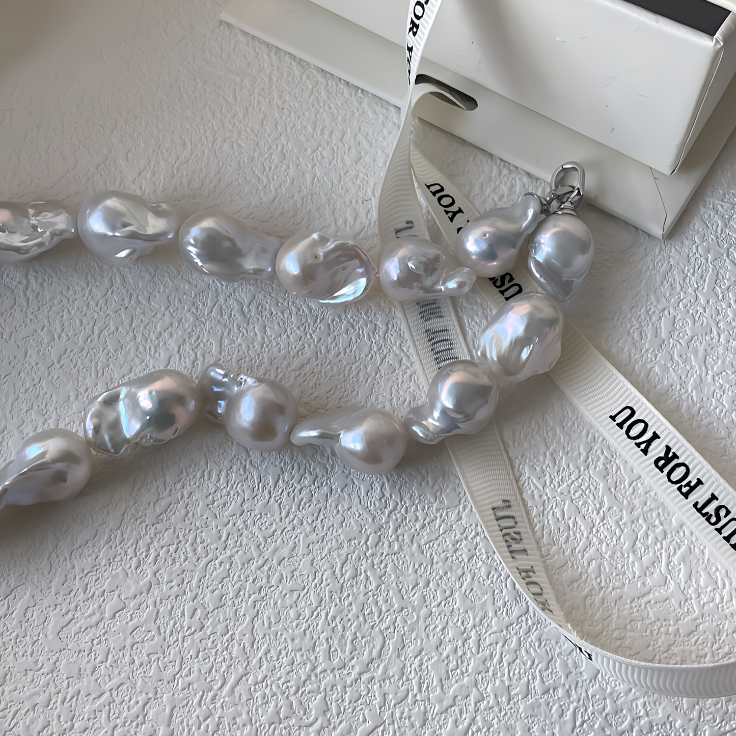 22-24mm Baroque Freshwater Pearl 'Galaxy Star Falls' Necklace