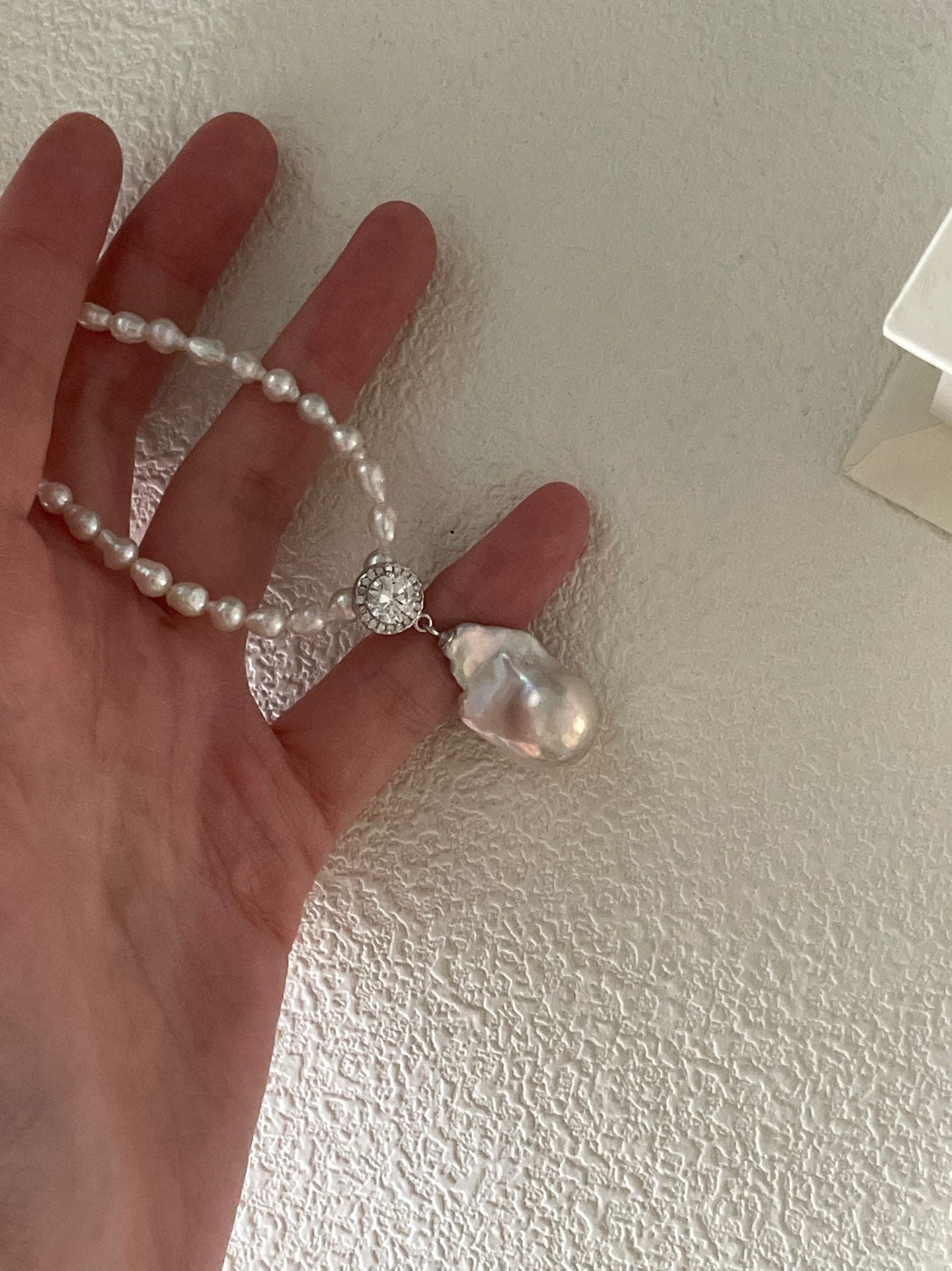 22-24mm Baroque Freshwater Pearl 'Rebirth of the Renaissance' Pendant