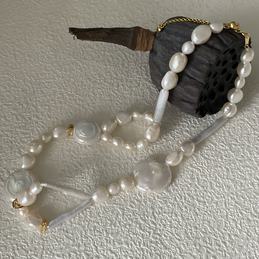 Baroque Freshwater Pearl 'Diversity in You' Necklace