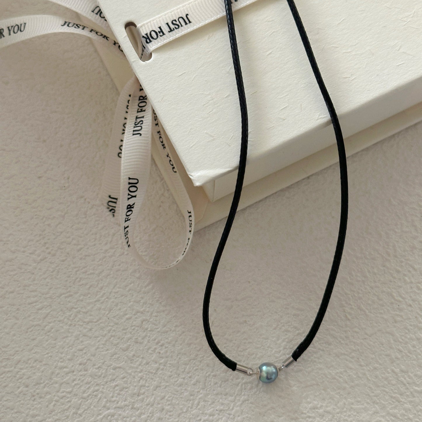 4-5mm Silver-Grey Akoya Saltwater Pearl Braided Necklace